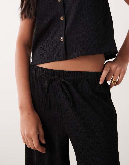 JDY textured tailored pants in black - part of a set, 3 of 5