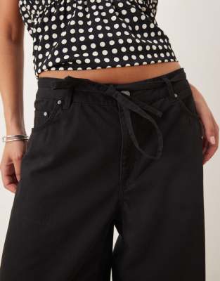 Jdy Tie Detail Wide Leg Pants