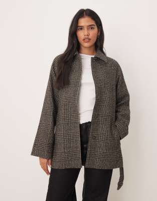 Jdy Tie Waist Coat In Gray