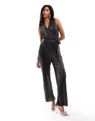 Shop JDY v neck belted jumpsuit glitter Online – Trendy & Affordable Fashion