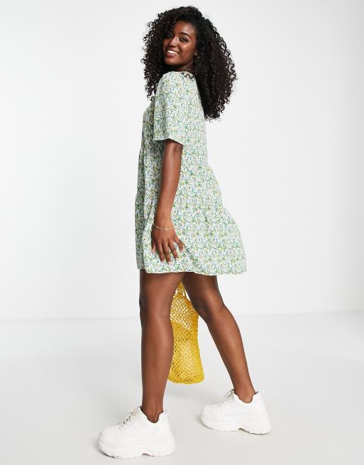 Ditsy smock hot sale dress