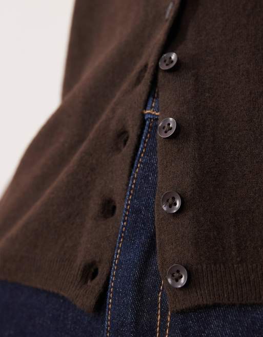 JDY - Vest in chocoladebruin, 4 van 4