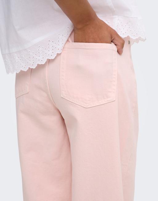 JDY Wide-fit jeans in pink dogwood, 5 of 7