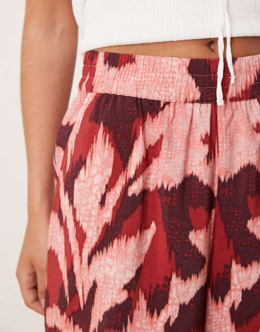JDY wide leg pants in abstract print, 5 of 5