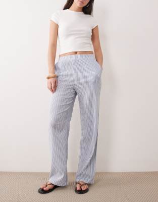 Jdy Wide Leg Pants In Blue