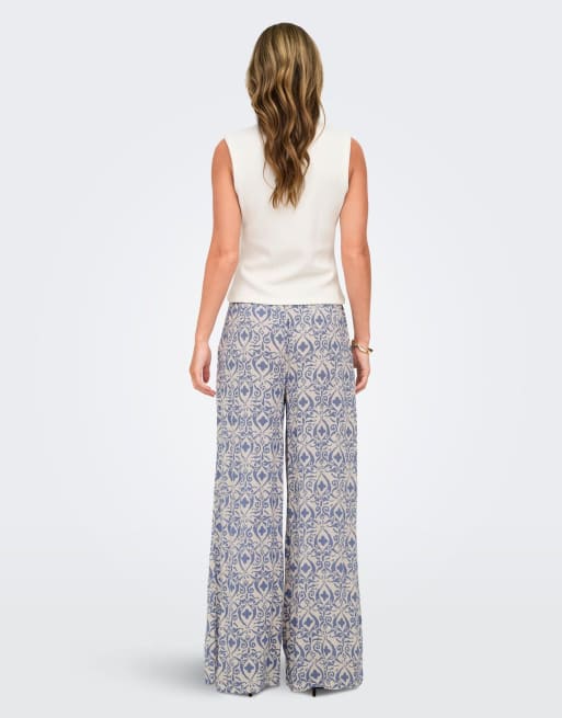 JDY Wide-leg trousers in tapioca 1, 2 of 7
