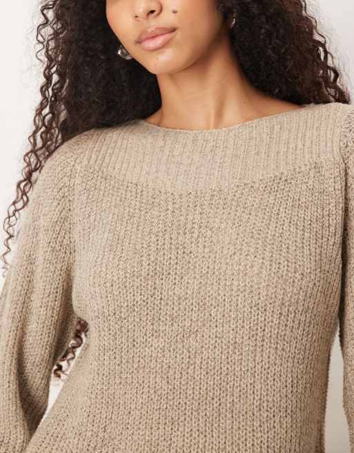 Trois Logo Knit Mini Dress beige Sサイズ Trois Logo Knit Mini Dress beige Sサイズ - メルカリ