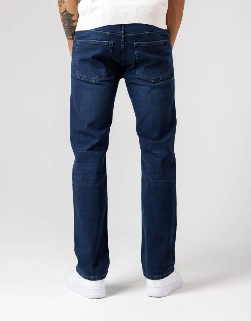 Jeans dritti elasticizzati in cotone, 4 di 4