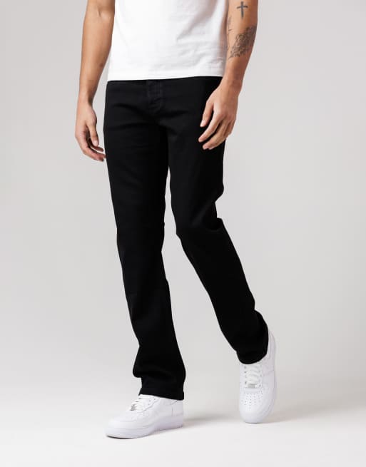 Jeans dritti elasticizzati in cotone, 2 di 4