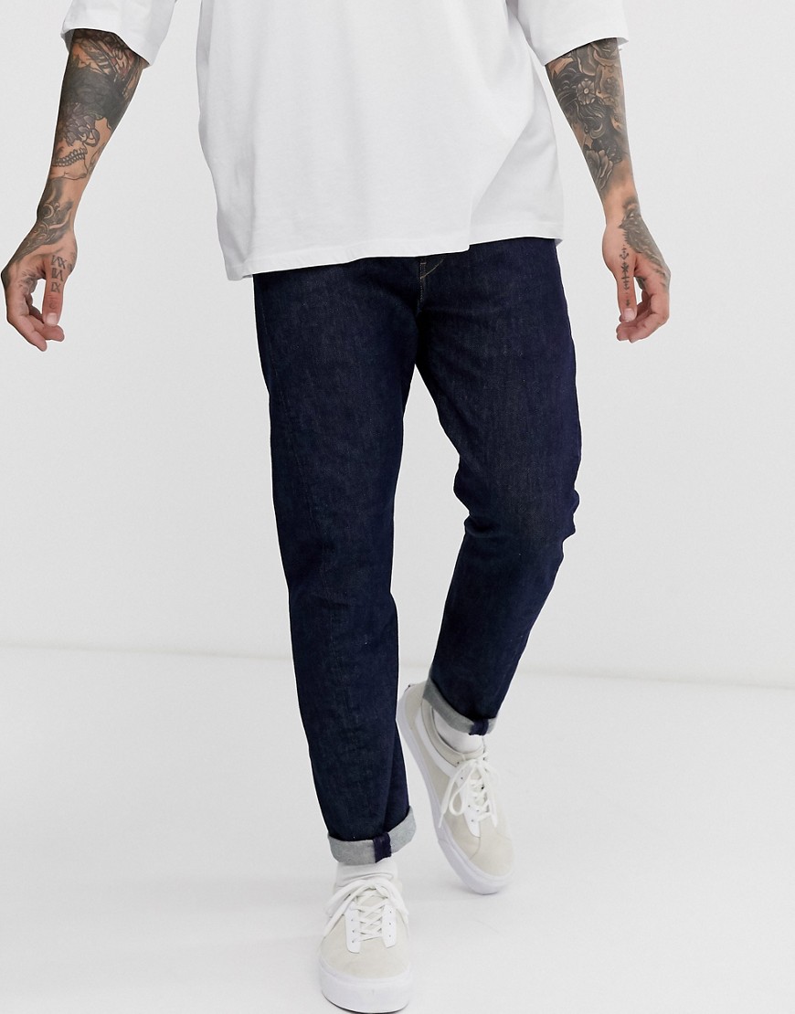 Jeans i tapered fit i lettere afvasket blå fra Levi's Engineered 502