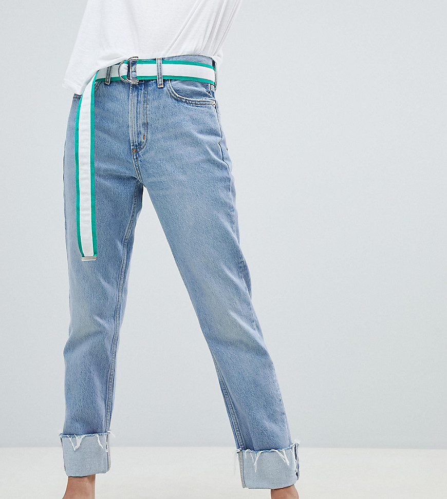 Jeans med lige ben fra Mango-Blå