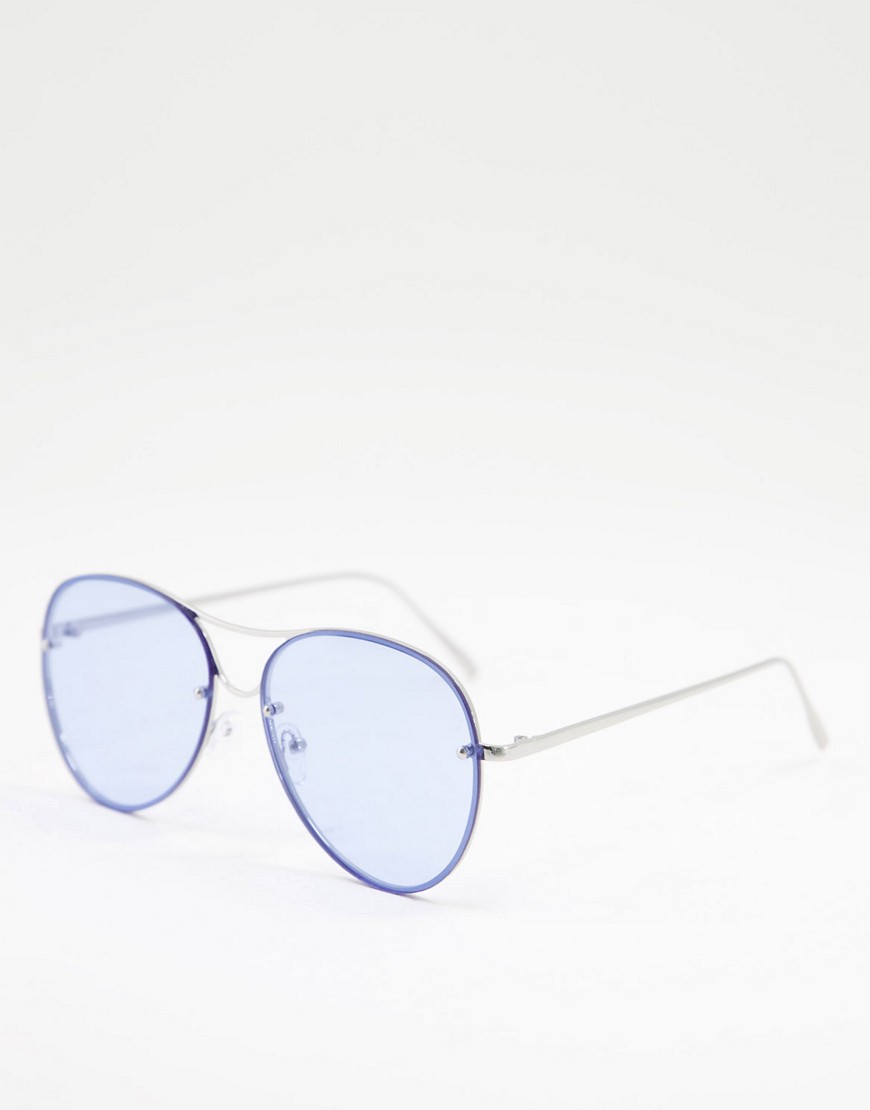 Jeepers Peepers Aviator Style Sunglasses-Blues