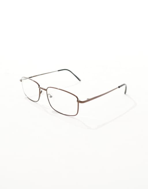 Jeepers Peepers – Brille in Silber mit transparenten Gläsern, 2 von 4