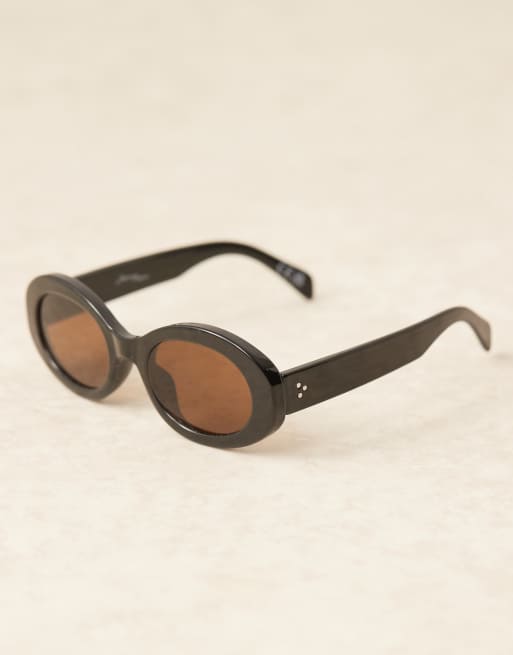 Jeepers Peepers - Bubble - Lunettes de soleil ovales - Noir, 3 de 3