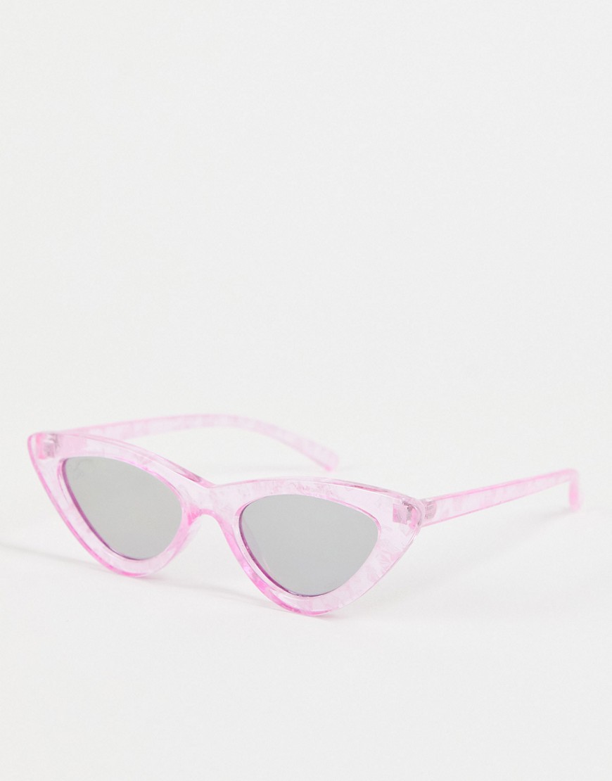Jeepers Peepers Cat Eye Sunglasses In Pink