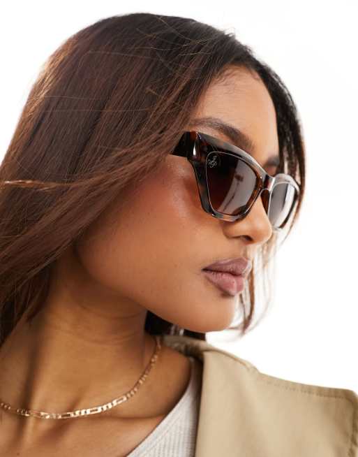 Jeepers Peepers cat eye sunglasses in tortoiseshell, 2 of 4