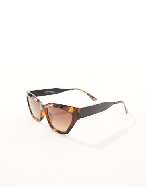 Jeepers Peepers cat eye sunglasses in tortoiseshell, 3 of 4
