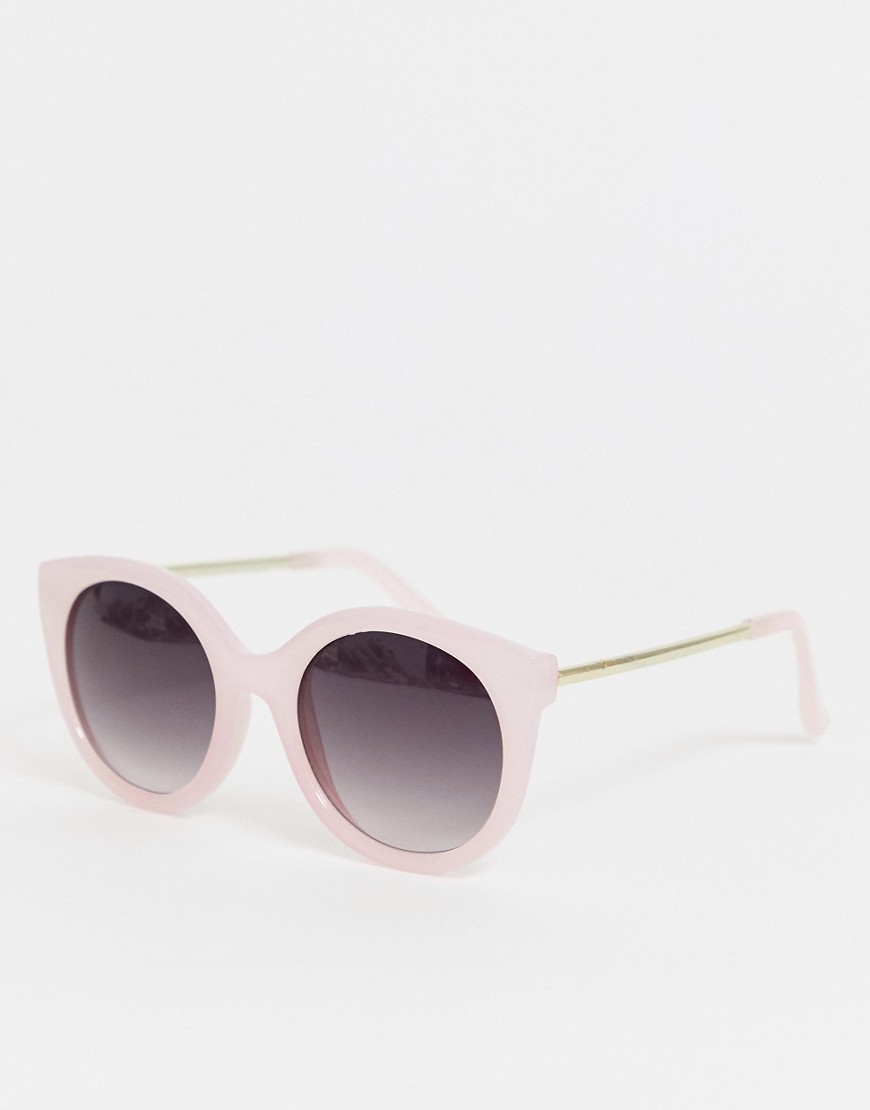 Jeepers Peepers - Cat eye-zonnebril met plastic montuur in lila-Paars