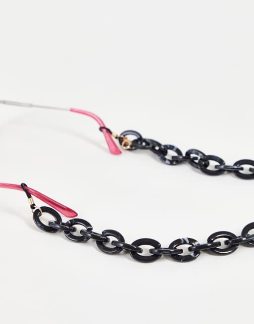Jeepers Peepers - Chaîne pour lunettes de soleil - Marbre noir 