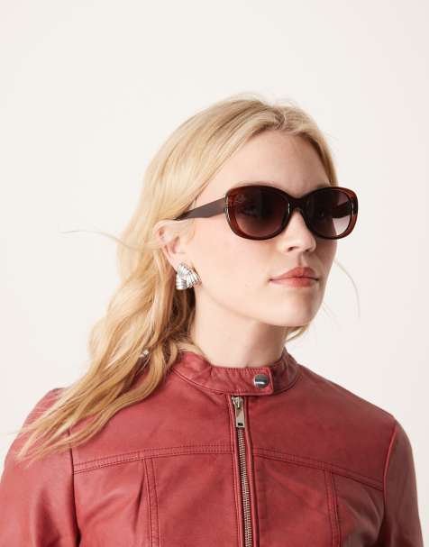 Jeepers Peepers - Chunky og firkantede brune solbriller - view 1