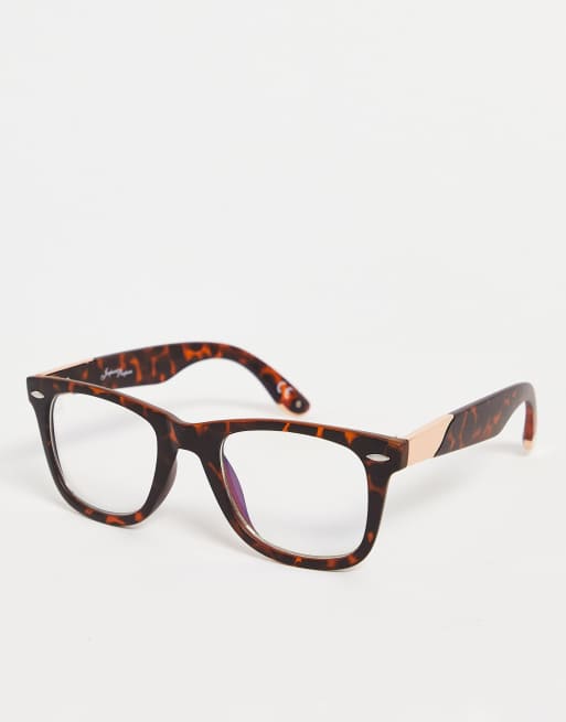 Jeepers Peepers classic blue light glasses in tort ASOS