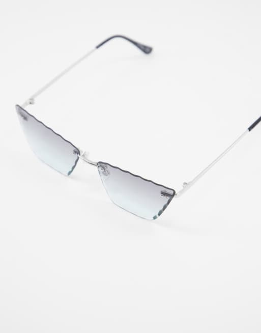 Jeepers Peepers - Dames cat eye zonnebril in grijs, 4 van 4