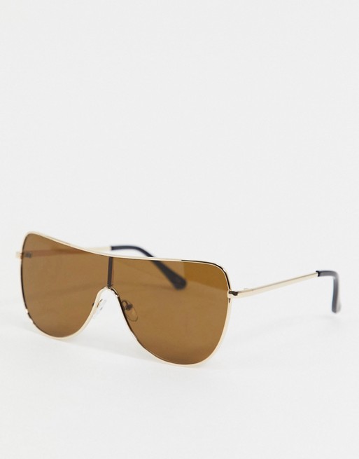 Jeepers peepers gold frame sunglasses