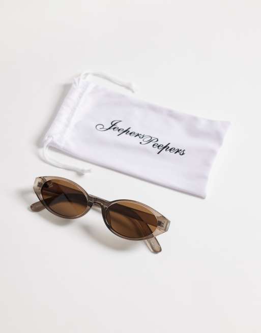 Jeepers Peepers – Grå cat eye-solglasögon , 3 av 3