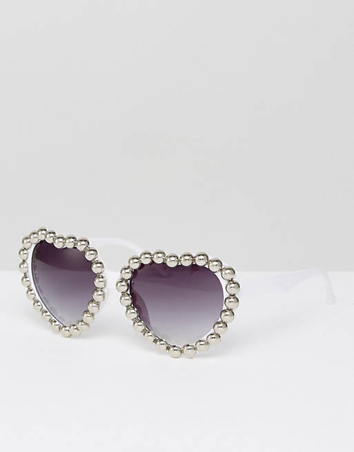 Jeepers Peepers Heart Shaped Sunglasses