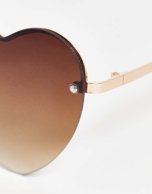 Guess heart shaped outlet sunglasses