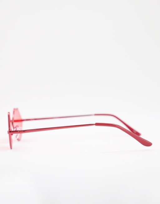Jeepers Peepers - Lips - Lunettes de soleil - Rouge, 4 de 4