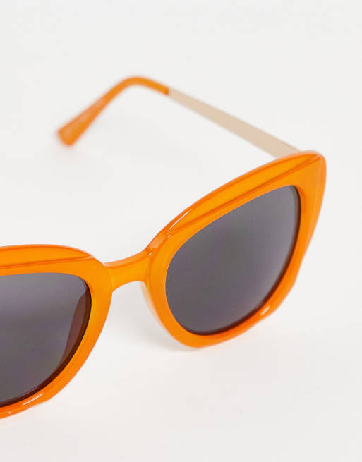 Jeepers Peepers - Lunettes de soleil œil-de-chat - Orange, 3 de 4