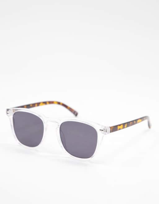 Jeepers Peepers - Occhiali da sole squadrati da donna, colore trasparente