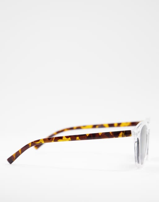 Jeepers Peepers - Occhiali da sole squadrati da donna, colore trasparente, 4 di 4