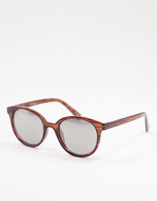 Jeepers Peepers – Okrągłe szylkretowe okulary przeciwsłoneczne unisex