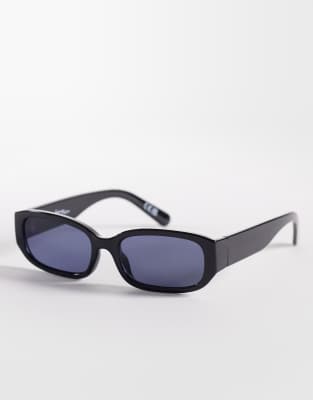 Jeepers Peepers Rectangle Sunglasses In Black