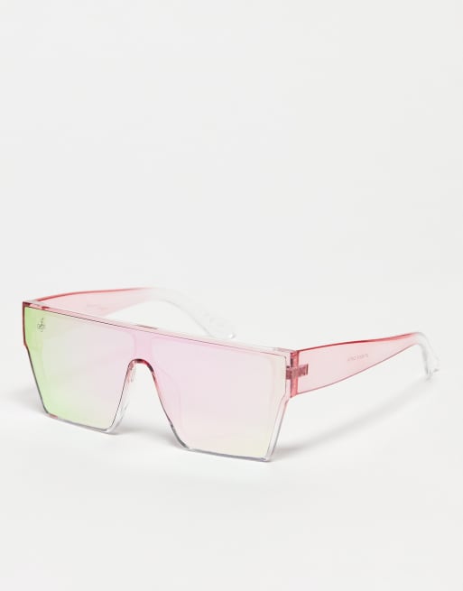 Pink visor sunglasses hotsell