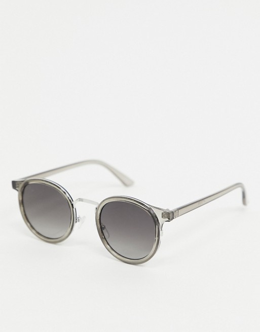 Jeepers Peepers round sunglasses in grey