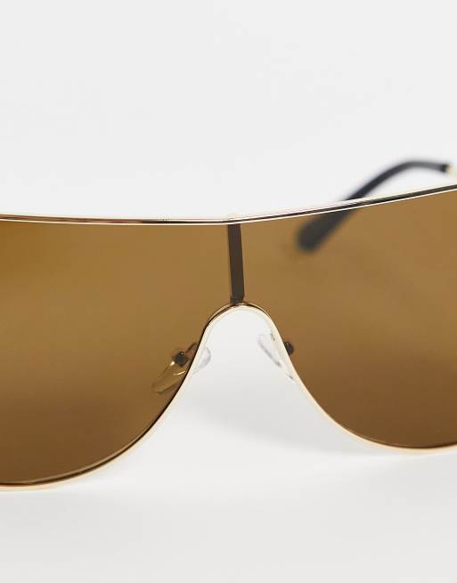 Round 2025 shield sunglasses