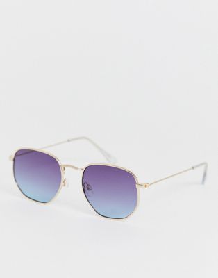 Jeepers Peepers – Runda solglasögon med blåaglas