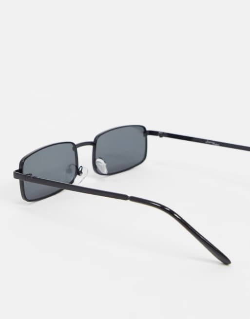 Jeepers peepers slim square sunglasses 2024 in black
