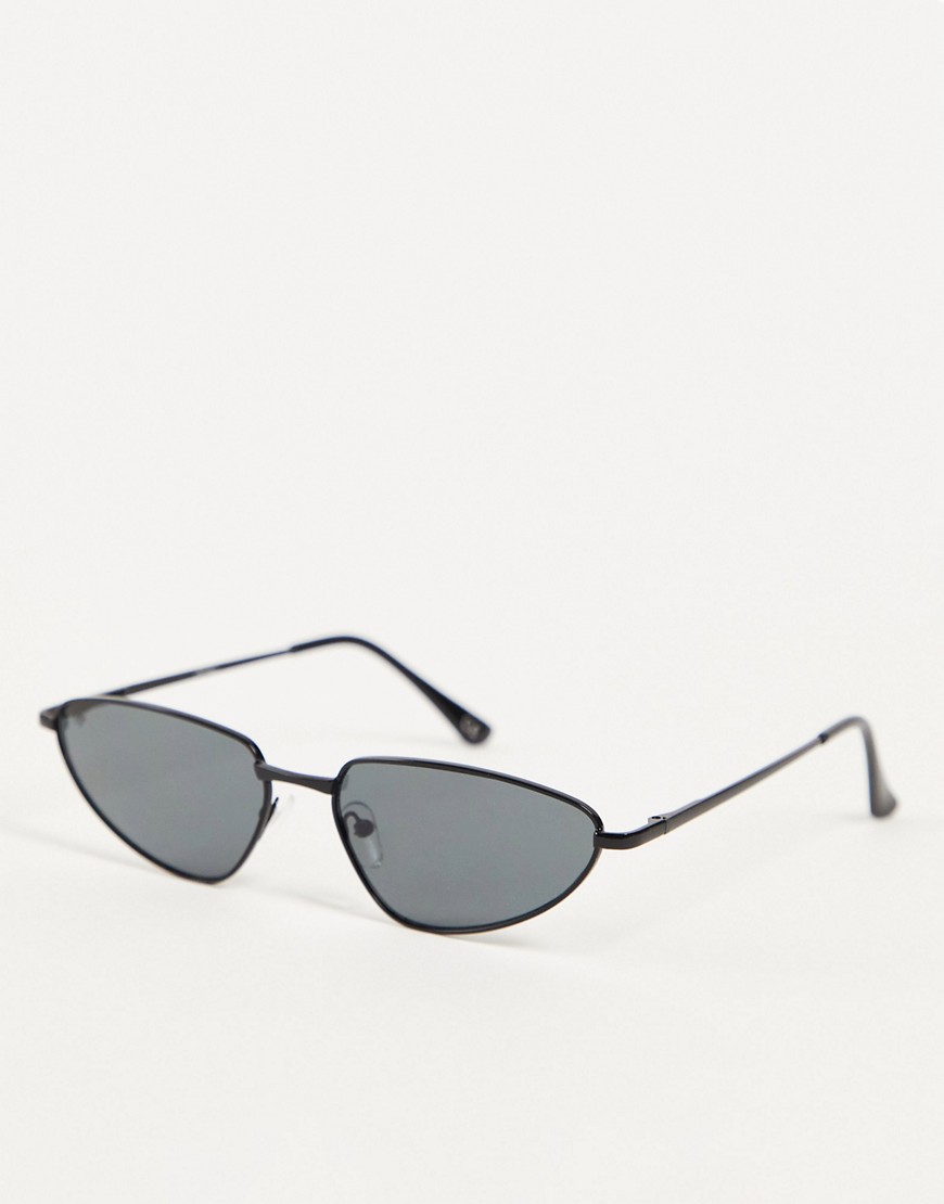Jeepers Peepers – Sonnenbrille mit kleinen Gläsern-Schwarz