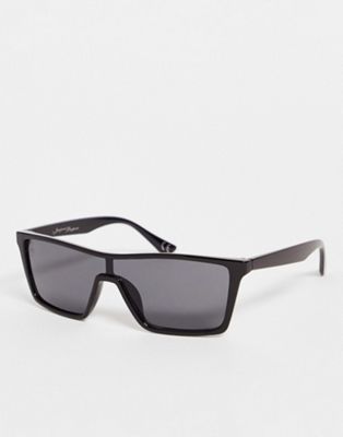 Jeepers Peepers square frame sunglasses in black