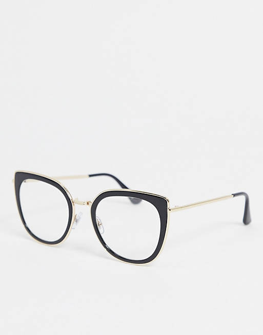 Jeepers Peepers square glasses in black