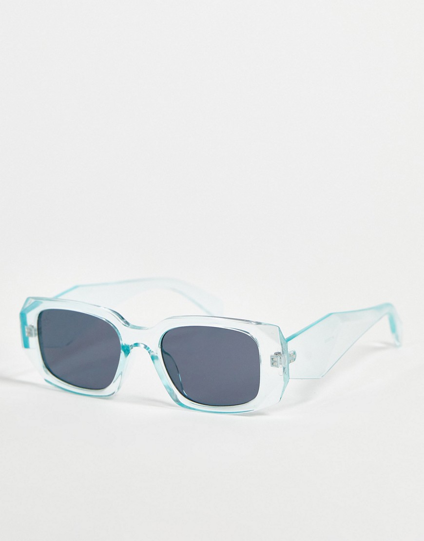 Jeepers Peepers Square Sunglasses In Light Blue
