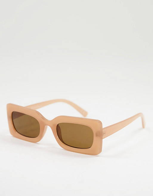 Sunglasses Jeepers Peepers womens square sunglasses in pink 