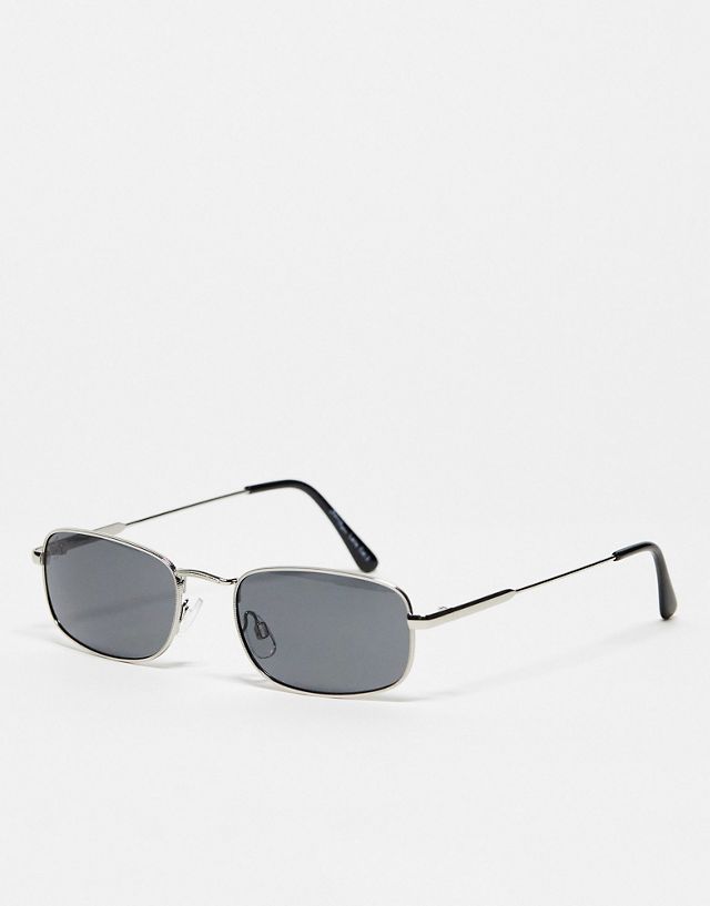 Jeepers Peepers x ASOS exclusive square sunglasses in black