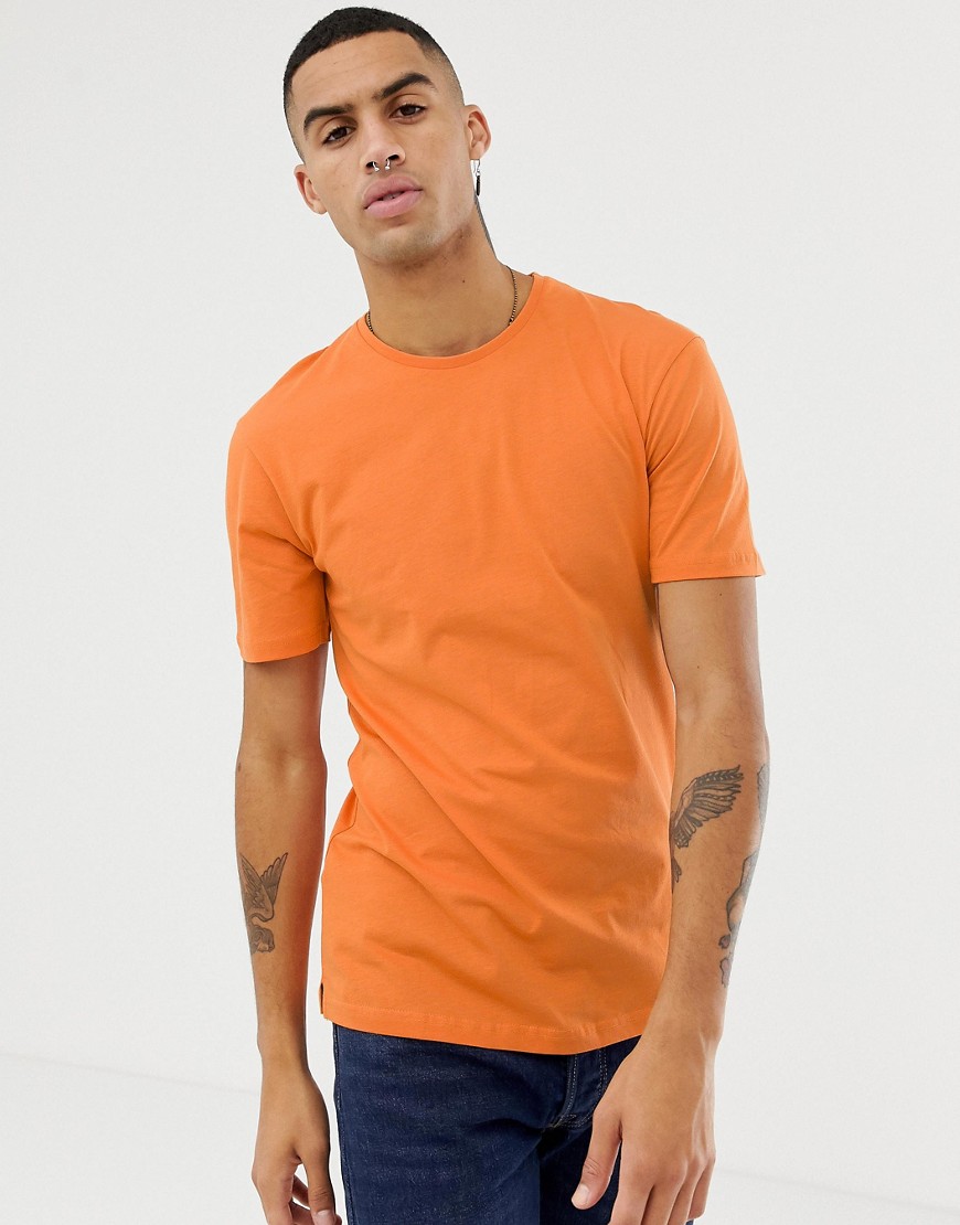 Jefferson - Effen T-shirt-Oranje