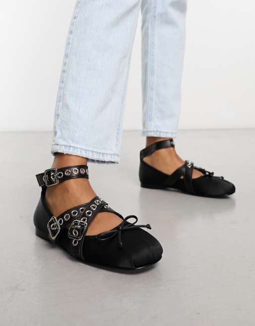 Jeffrey campbell sales black flats