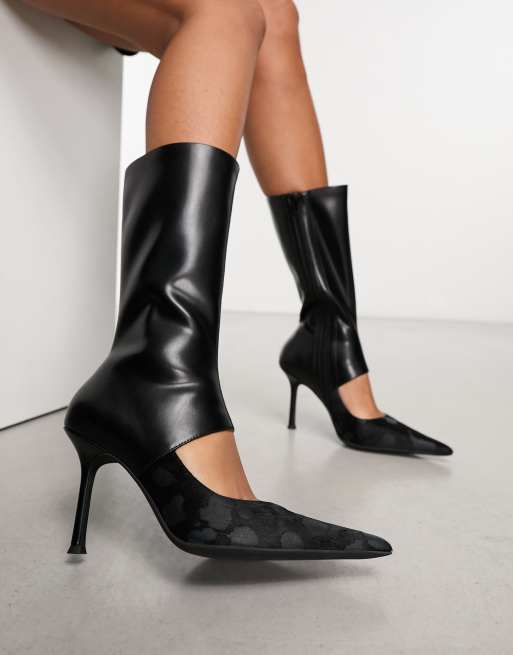 Jeffrey campbell cutout store ankle booties